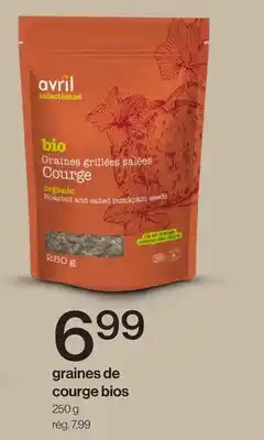 Avril graines de courge bios offer