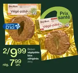 Avril végépâtés bios réfrigérés offer