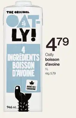 Avril Oatly boisson d'avoine offer