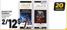 Metro CHOCOLAT LINDT EXCELLENCE | EXCELLENCE LINDT CHOCOLATE offer