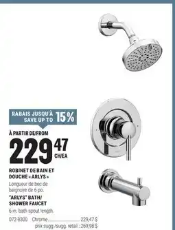 BMR ROBINET DE BAIN ET DOUCHE ARLYS offer