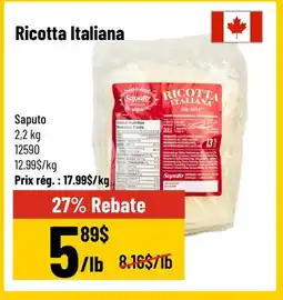 Mayrand Ricotta Italiana offer