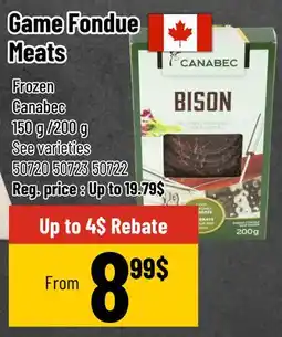 Mayrand Game Fondue Meats offer