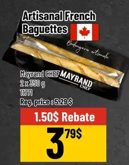 Mayrand Artisanal French Baguettes offer