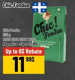 Mayrand Chic Fondue offer
