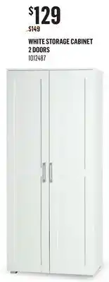 Canac White Storage Cabinet offer