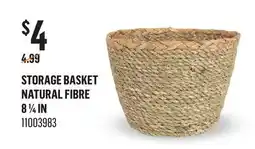 Canac Storage Basket Natural Fibre 8 1/4 in offer