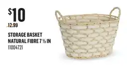 Canac Storage Basket Natural Fibre 7 1/2 in offer