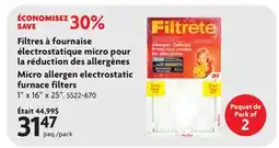 Home Hardware Micro allergen electrostatic furnace filters offer