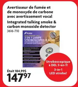 Home Hardware Integrated talking smoke & carbon monoxide detector offer