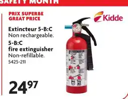 Home Hardware 5-B:C fire extinguisher offer