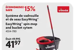 Home Hardware EasyWring spin mop and bucket sytem offer