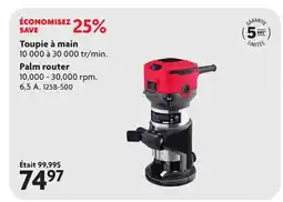 Home Hardware Palm router offer