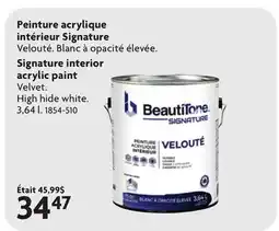 Home Hardware Signature interior acrylic paint offer