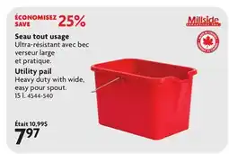 Home Hardware Utility pail offer