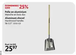 Home Hardware Aluminum shovel offer