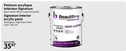 Home Hardware Signature interior acrylic paint offer