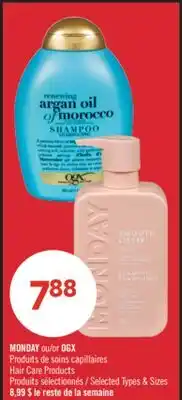 Pharmaprix MONDAY or OGX Hair Care Products offer