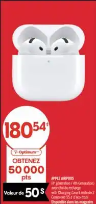 Pharmaprix APPLE AIRPODS (4th generation) With Charging Case offer