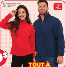 Rossy Polar tops for adults offer