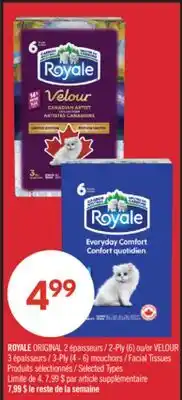 Pharmaprix ROYALE ORIGINAL 2 epaisseurs (72 - 6) ou VELOUR 3 epaisseurs (53 - 69) offer