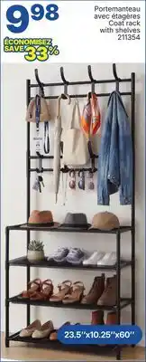 Rossy Coat rack with shelves offer