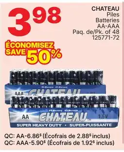 Rossy CHATEAU Batteries offer