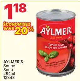 Rossy AYLMER'S Soupe offer
