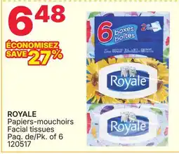 Rossy ROYALE Facial tissues offer