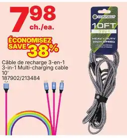 Rossy 3-in-1 Multi-charging cable offer