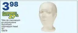 Rossy Styrofoam mannequin head offer