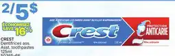 Rossy CREST Asst. toothpastes offer