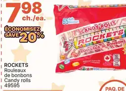 Rossy ROCKETS Candy rolls offer