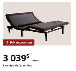 Dormez Vous Base réglable Casper Max Grand lit offer