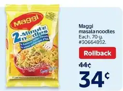 Walmart Maggi masala noodles offer