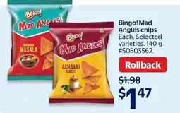 Walmart Bingo! Mad Angles chips offer
