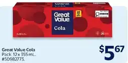 Walmart Great Value Cola offer