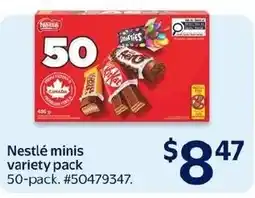 Walmart Nestlé minis offer