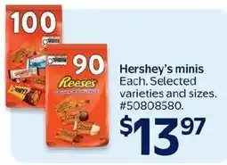 Walmart Hershey's minis offer