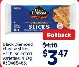 Walmart Black Diamond cheese slices offer
