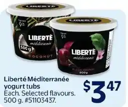 Walmart Liberté Méditerranée yogurt tubs offer