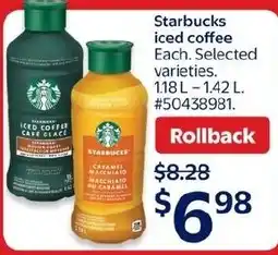Walmart Starbucks iced coffee offer