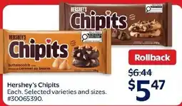Walmart Hershey's Chipits offer
