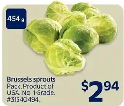 Walmart Brussels sprouts offer