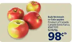 Walmart Bulk McIntosh or Gala apples offer