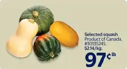 Walmart Selected squash offer