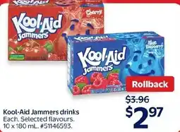Walmart Kool-Aid Jammers drinks offer