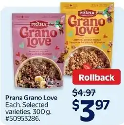 Walmart Prana Grano Love offer