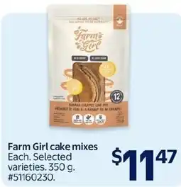Walmart Farm Girl cake mixes offer