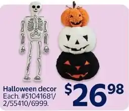 Walmart Halloween decor offer